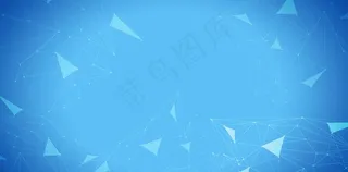 蓝色抽象线条科技背景素材图片