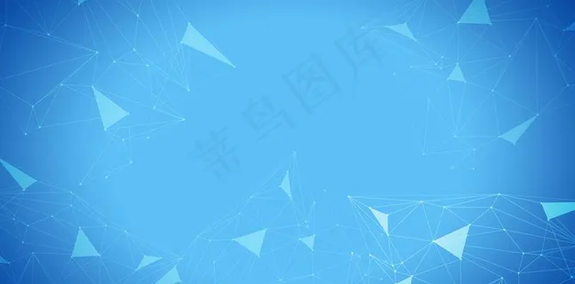 蓝色抽象线条科技背景素材图片 蓝色抽象线条科技背景素材图片