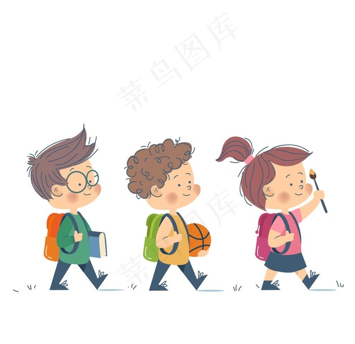 矢量卡通儿童图片