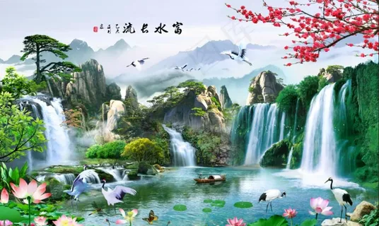 流水生财图片 流水生财图片