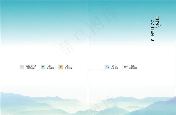 目录样元素  公司目录图片cdr矢量模版下载