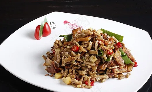 北京菜卜豆角炒腊肉图片 北京菜卜豆角炒腊肉图片