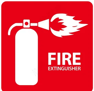 灭火器标识图片