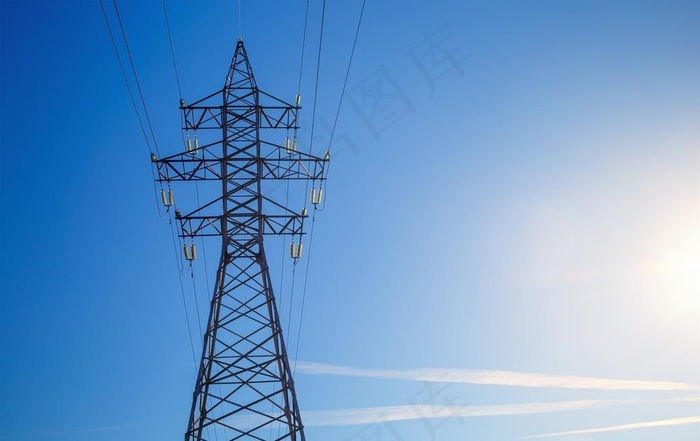 电塔高压线图片