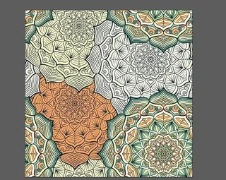 民族花纹背景图片