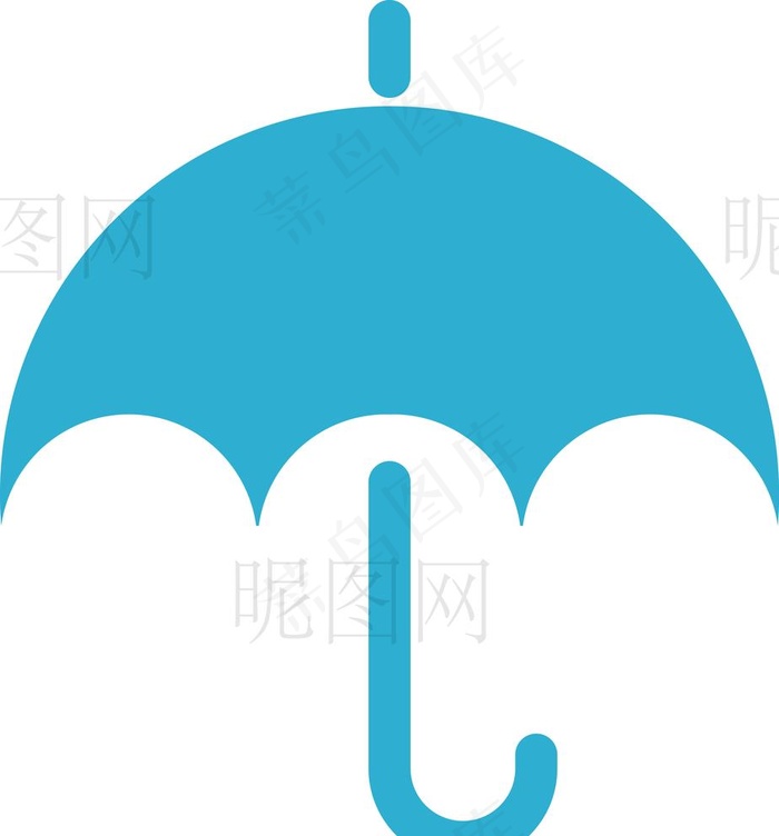 雨伞UI标识标志LOGO图片ai矢量模版下载