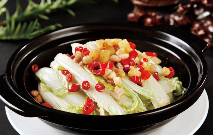 干锅娃娃菜图片