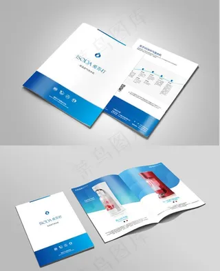 PS分层图册画册折页效果图展示图片