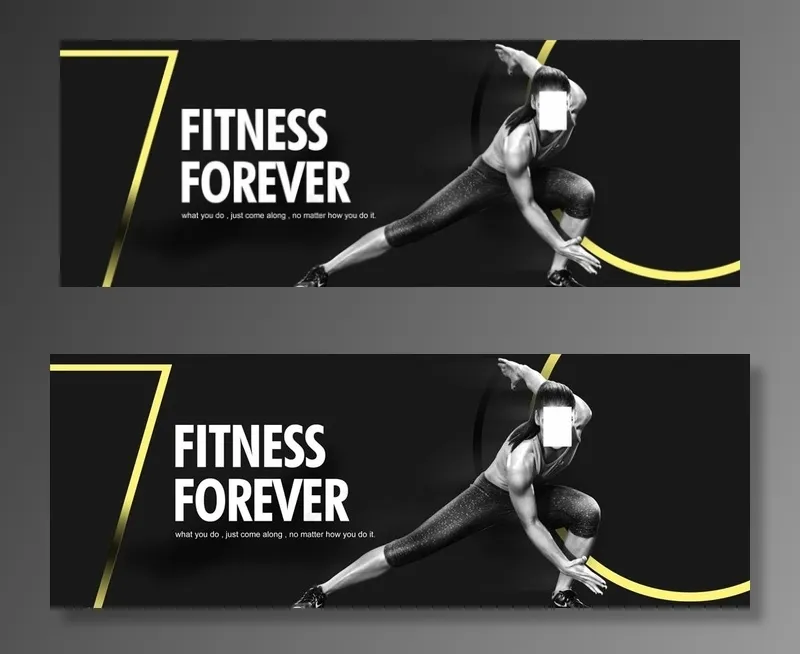 健身宣传海报图片cdr矢量模版下载