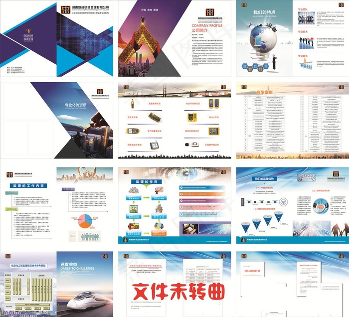 网络工程画册 企业画册图片(420X285)cdr矢量模版下载