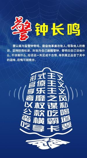 警钟长鸣图片