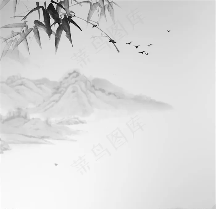 竹子图片psd模版下载