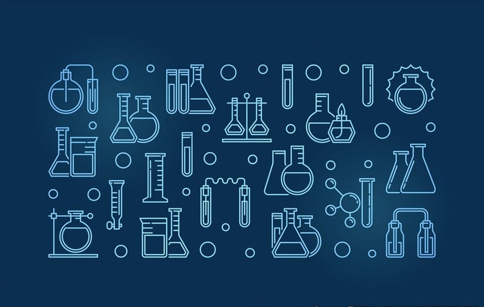 线性科学实验主题图标背景底纹图片eps,ai矢量模版下载