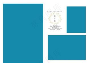 婚纱简洁模板图片