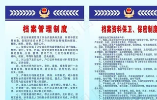 档案室制度图片
