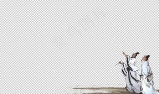 中国风水墨古代人物图片