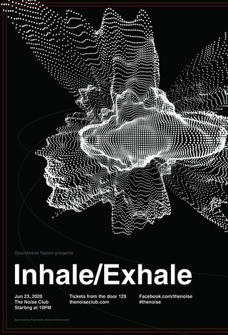 酒吧黑白派对海报图片