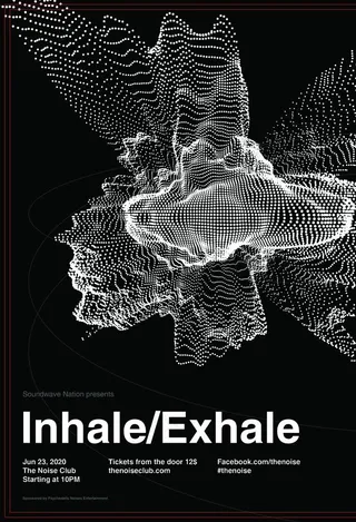 酒吧黑白派对海报图片