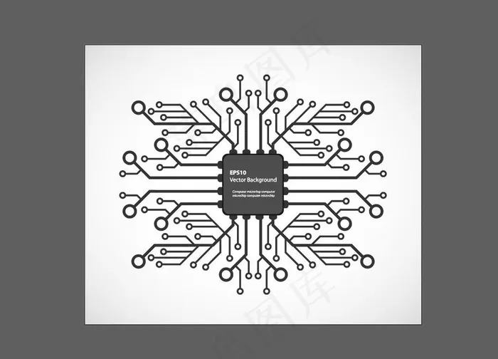 电路板图片eps,ai矢量模版下载