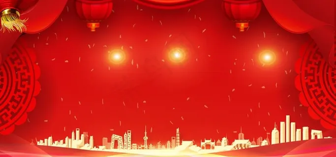 大气红色背景图片