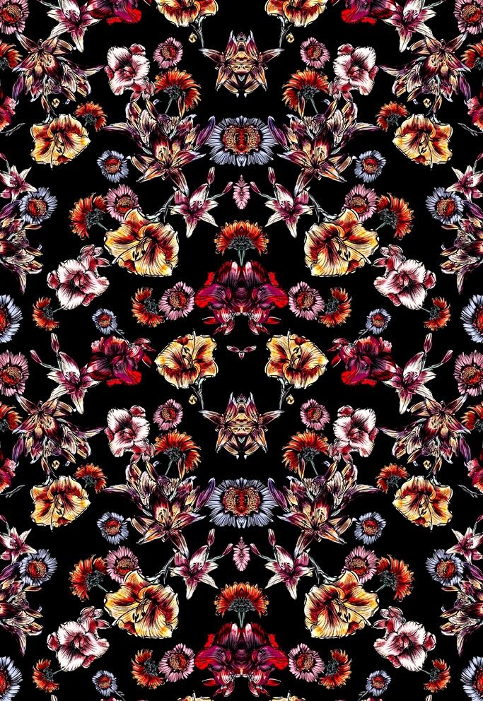 方巾花纹图片(4500X6750(DPI:150))psd模版下载