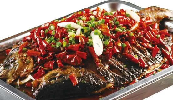 香辣干锅鱼图片 香辣干锅鱼图片