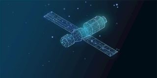 科技粒子背景图片