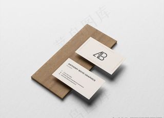 名片样机图片