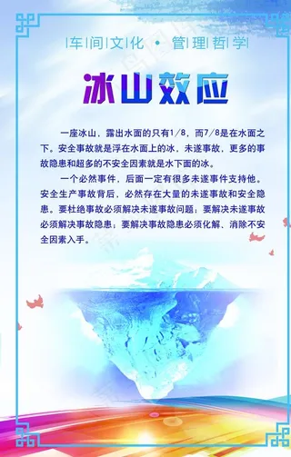 管理哲学展板设计图片