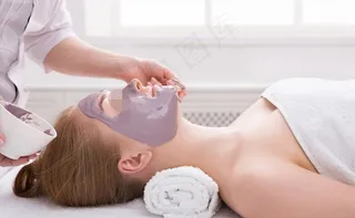 面部美容面膜图片