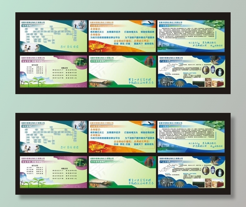 化工企业形象展板图片