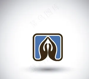 祈祷手标志图片