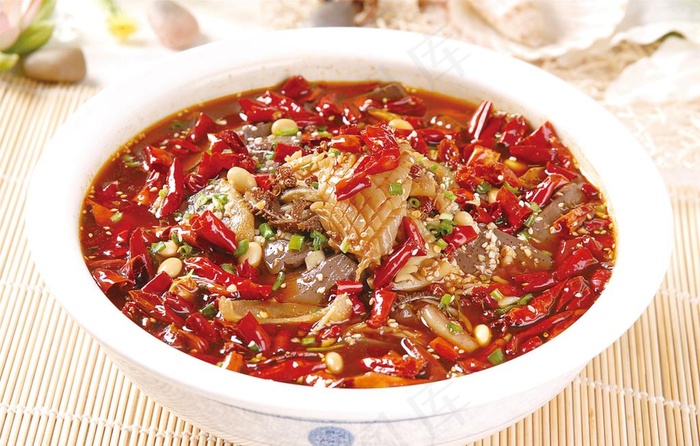 私房毛血旺图片