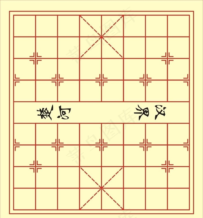棋盘图片cdr矢量模版下载
