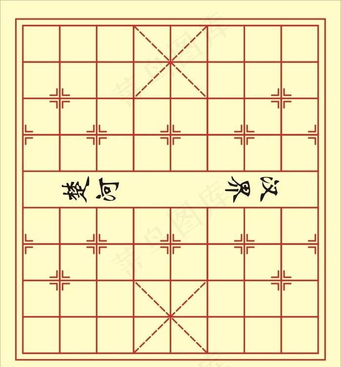 棋盘图片cdr矢量模版下载