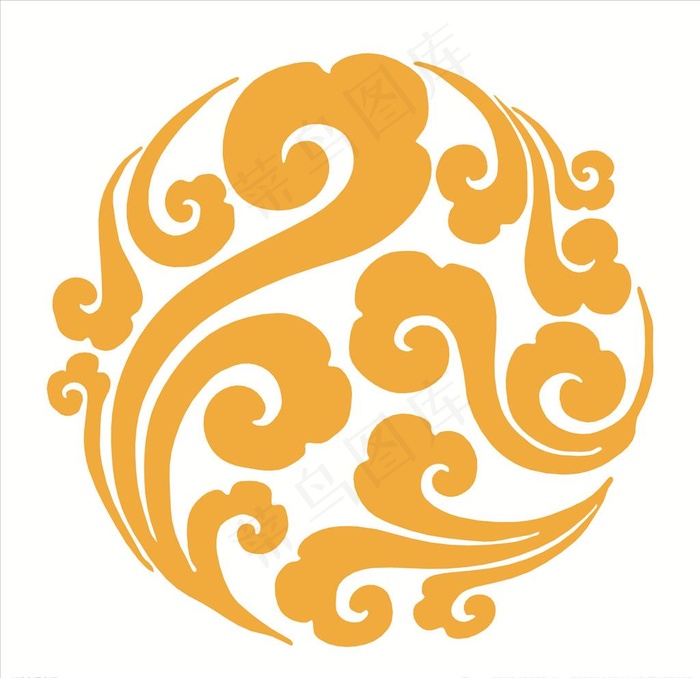 中式祥云图片