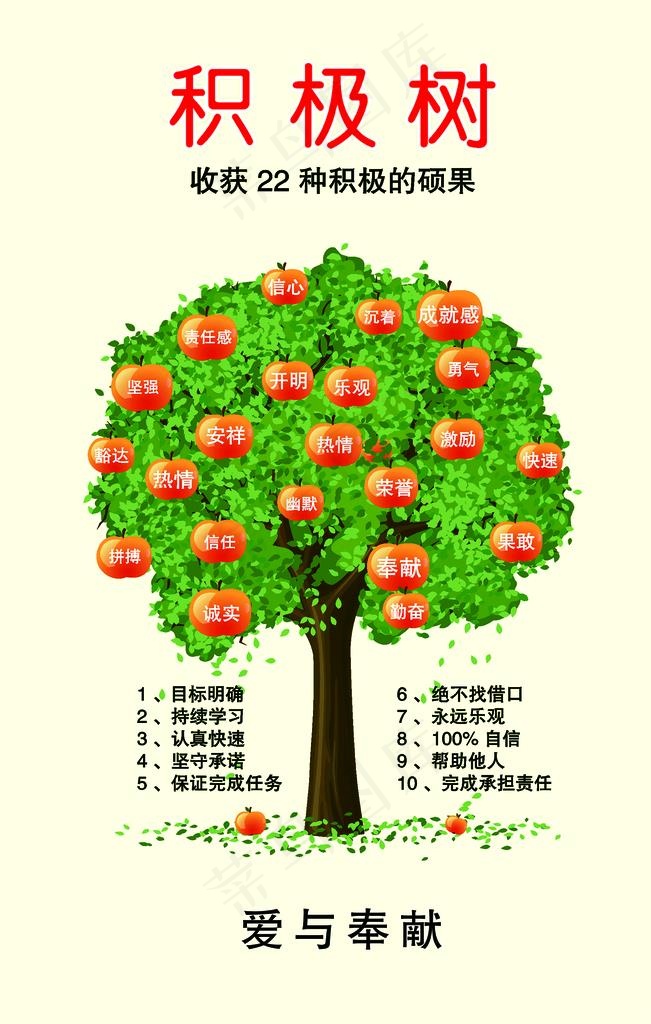 积极树图片psd模版下载