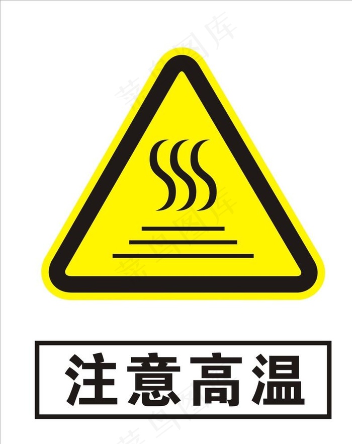 注意高温图片cdr矢量模版下载