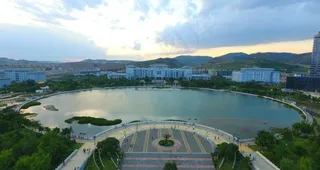 文山州人工湖图片