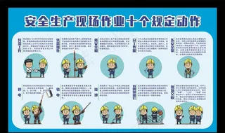 安全生产现场十个规定动作图片
