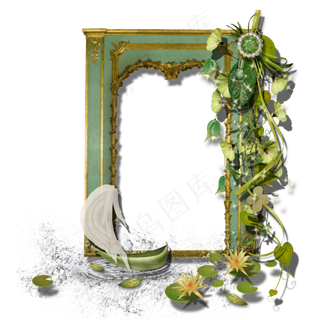 自然边框素材图片