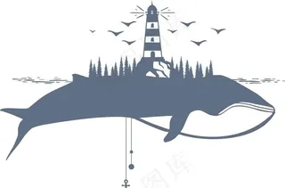 鲸鱼塔图片