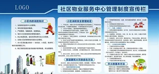 物业管理宣传栏图片