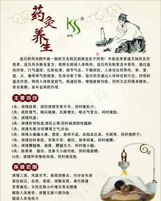 药灸养生图片