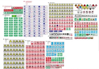 警示安全标识图片