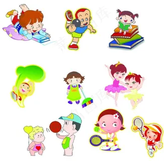 卡通儿童素材图片