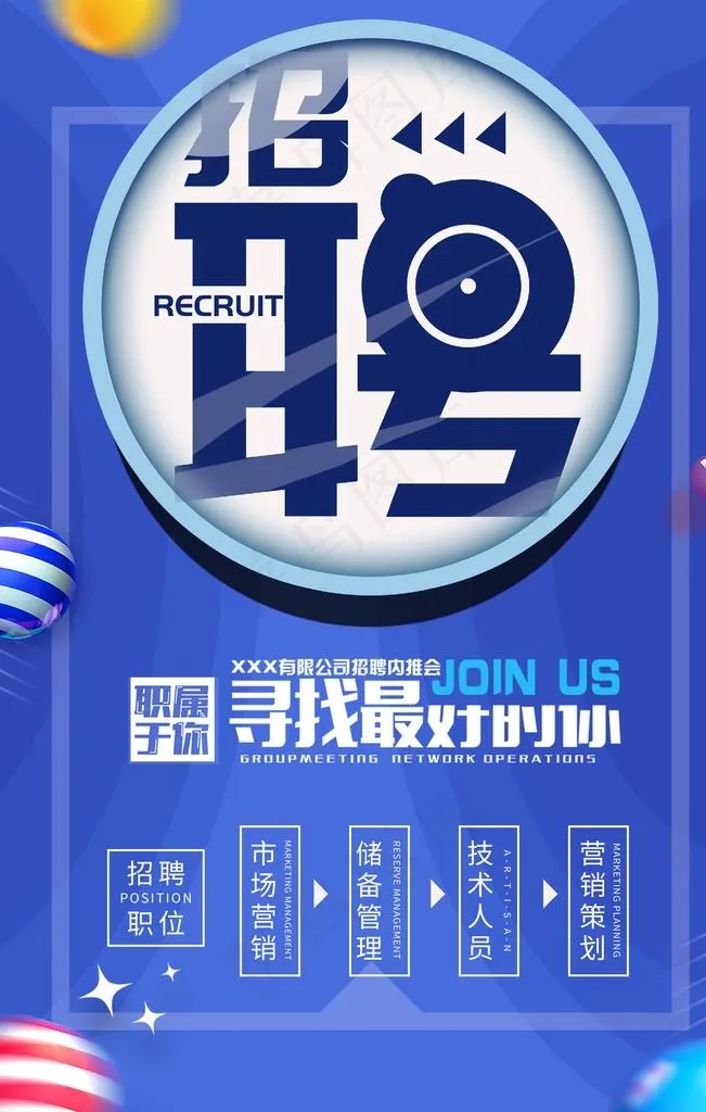 招聘图片(2252X3378(DPI:72))psd模版下载