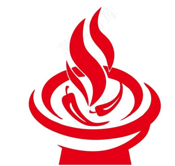矢量火锅标志图片