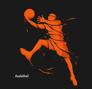 体育人物剪影图片