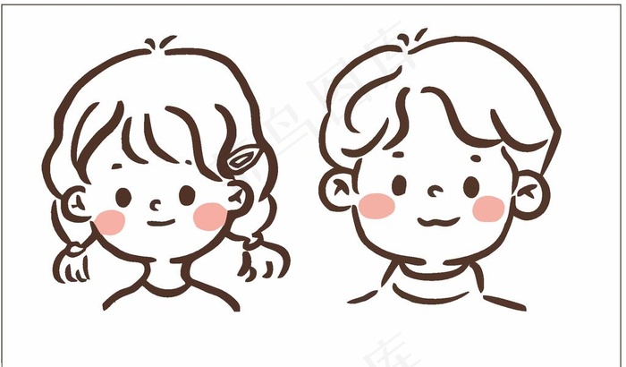 男孩女孩头像图片